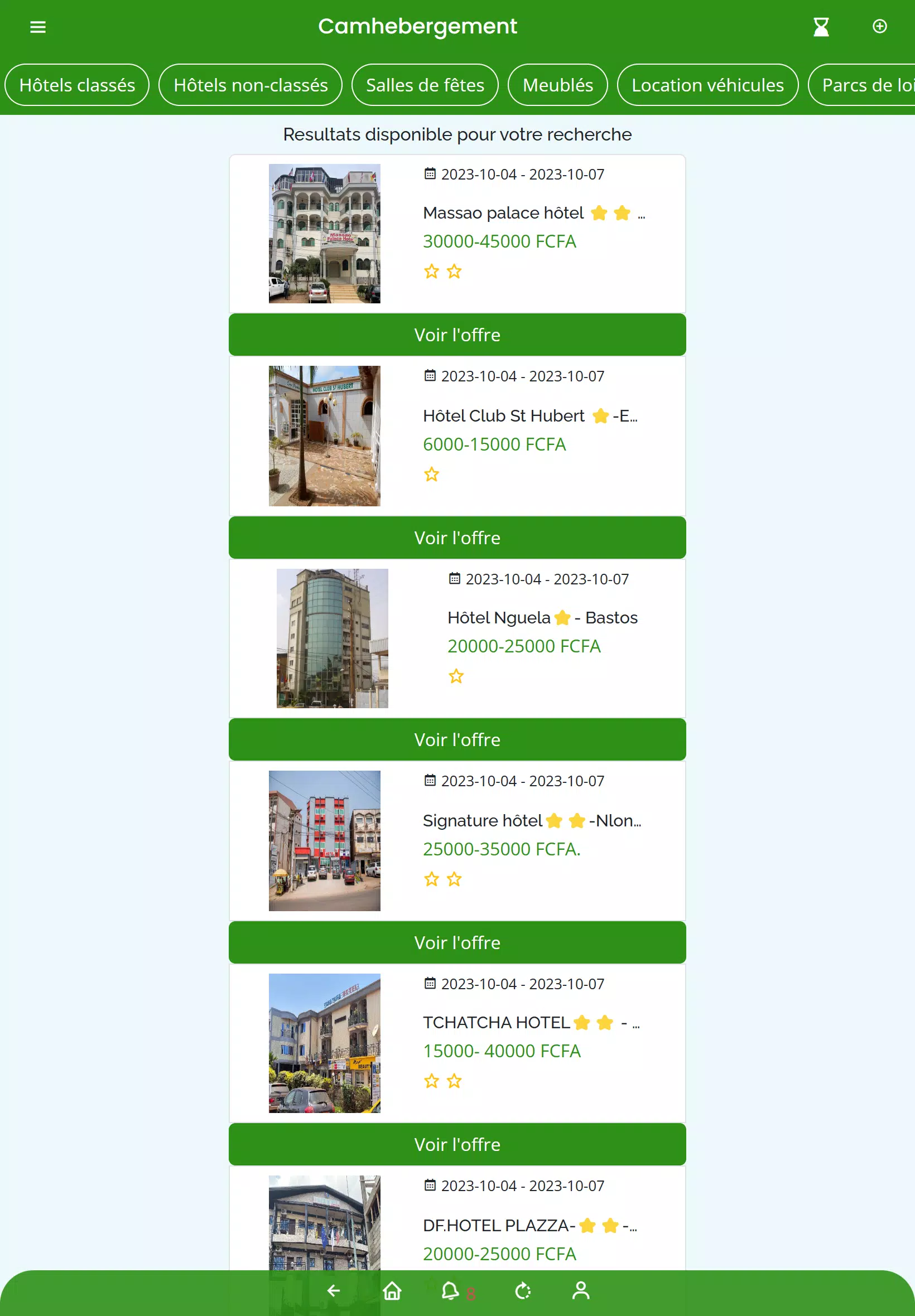 Camhebergement Screenshot8