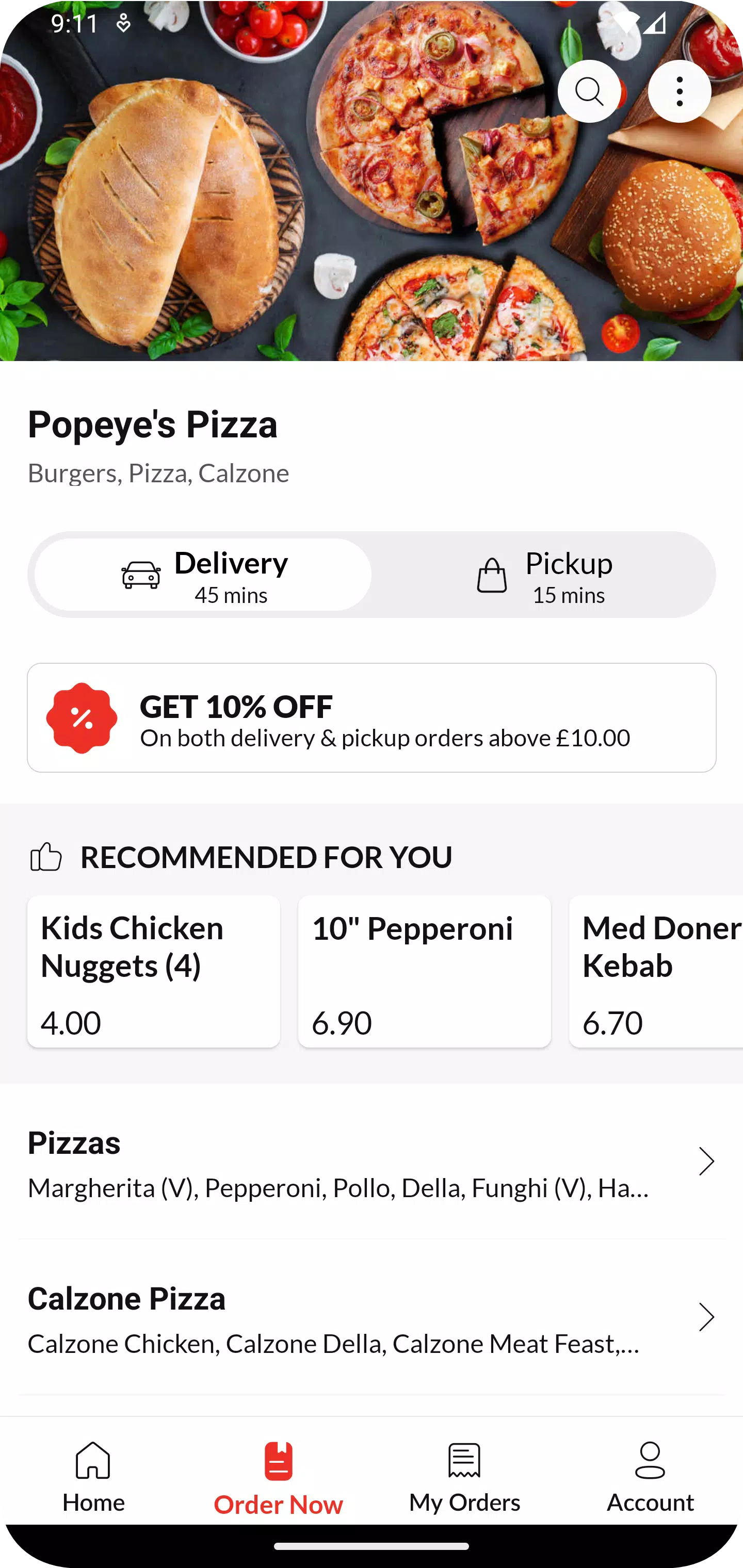 Popeyes Pizza Screenshot3