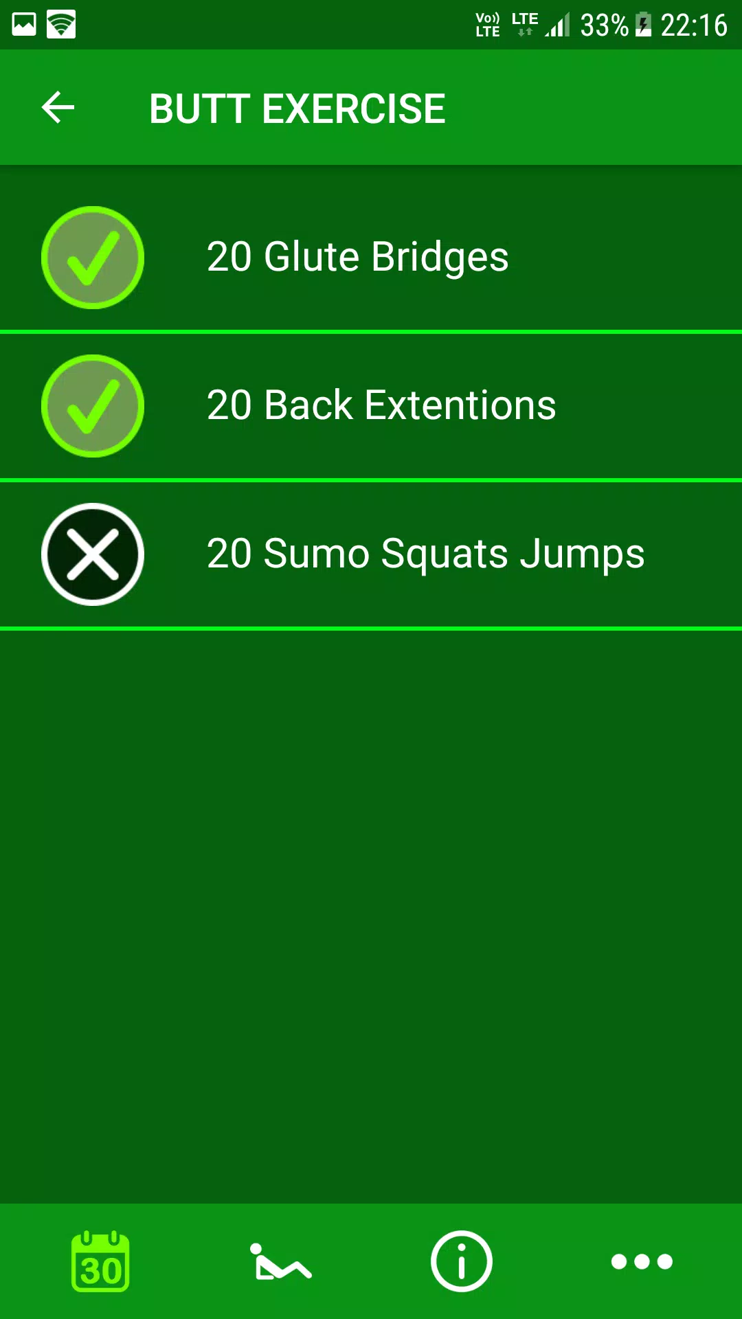 30 Day Butt Workout Challenges Screenshot4
