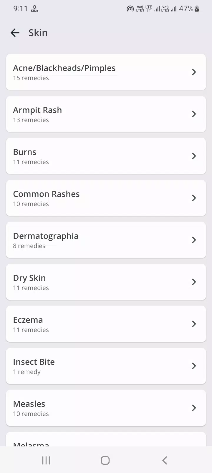 Home Remedies : Natural Cure Screenshot5