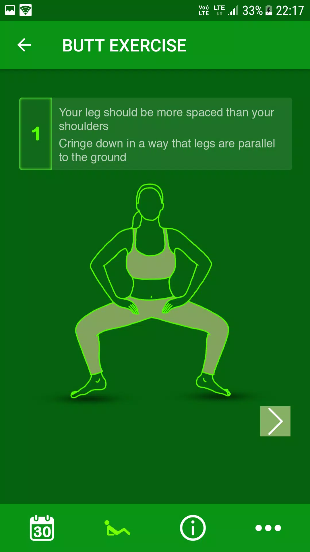 30 Day Butt Workout Challenges Screenshot7