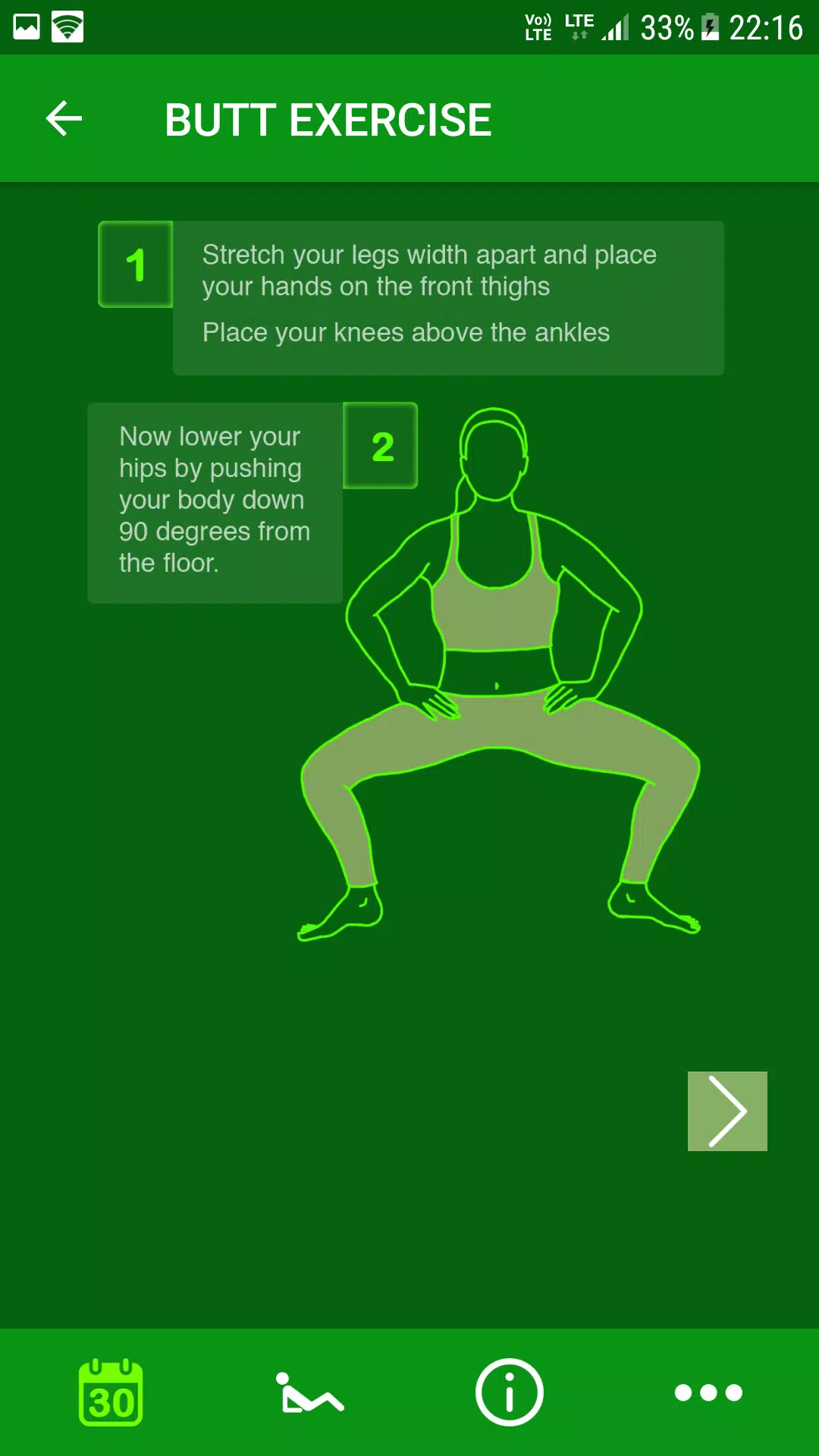 30 Day Butt Workout Challenges Screenshot5