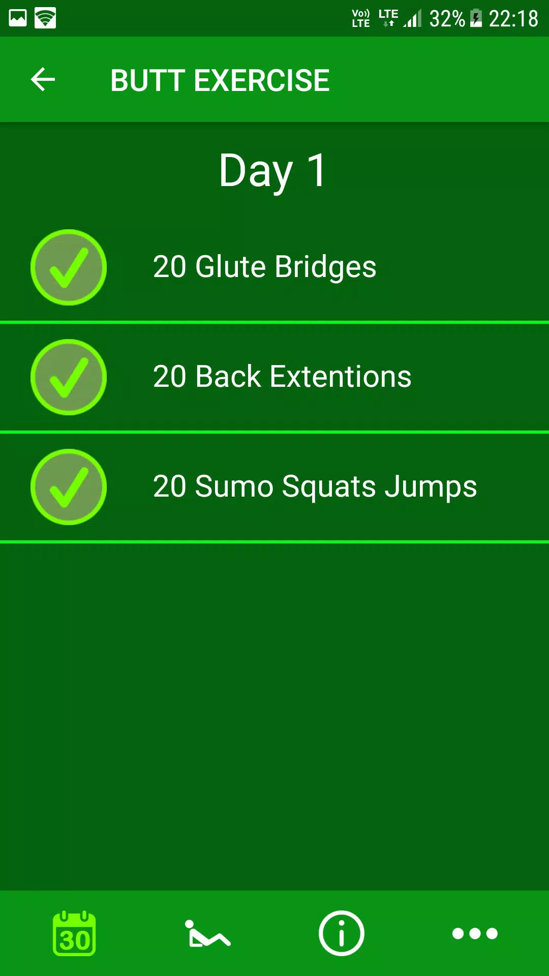30 Day Butt Workout Challenges Screenshot8