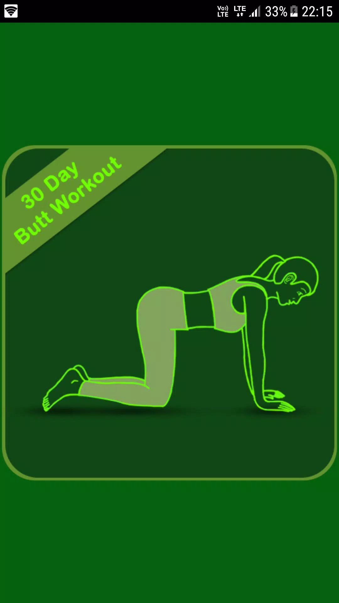 30 Day Butt Workout Challenges Screenshot1