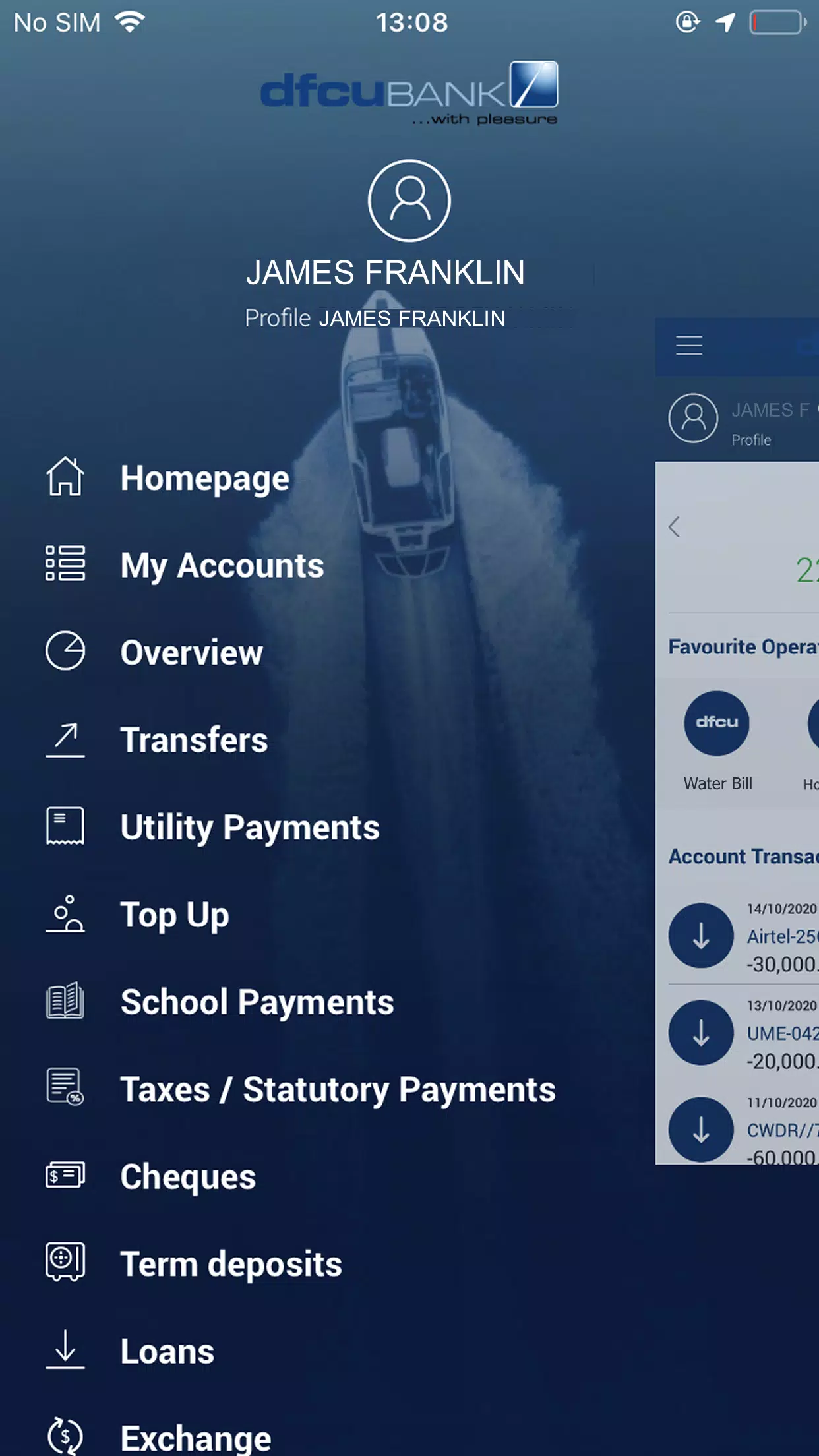 dfcu QuickApp Screenshot1