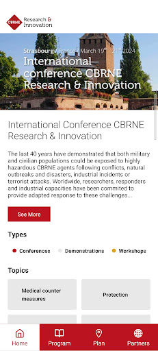 CBRNE R&I Conference Screenshot1