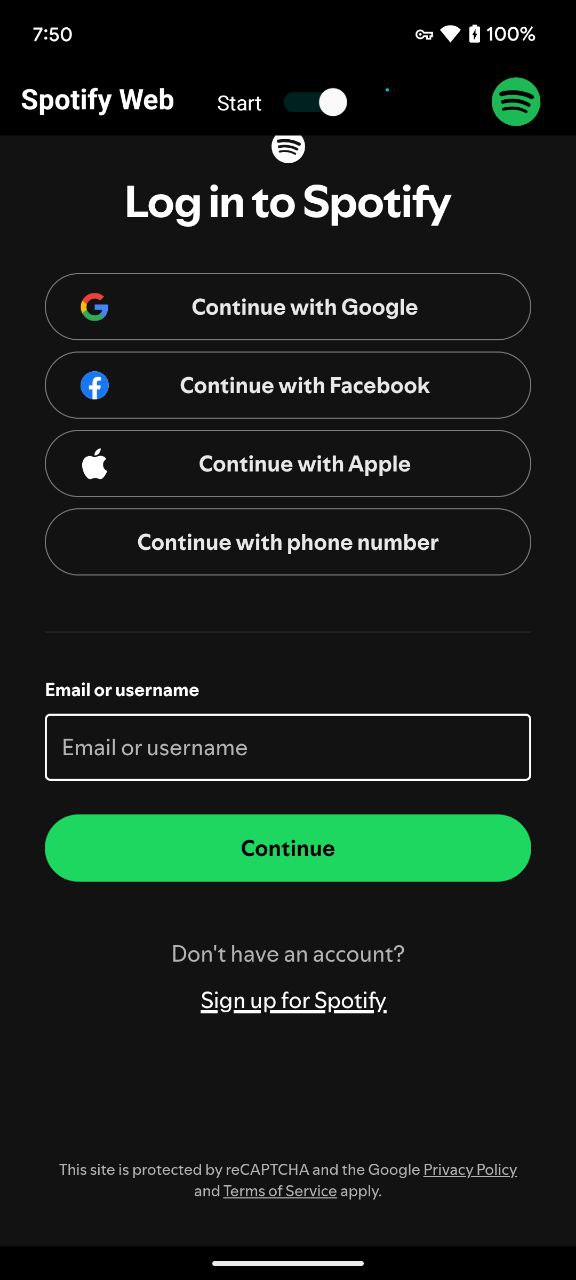Spotify Web Screenshot2