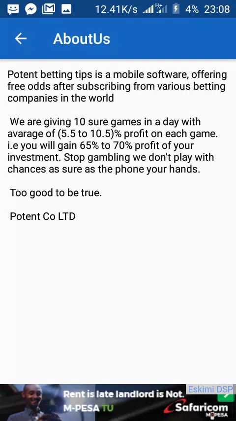 Potent Betting Tips Screenshot2