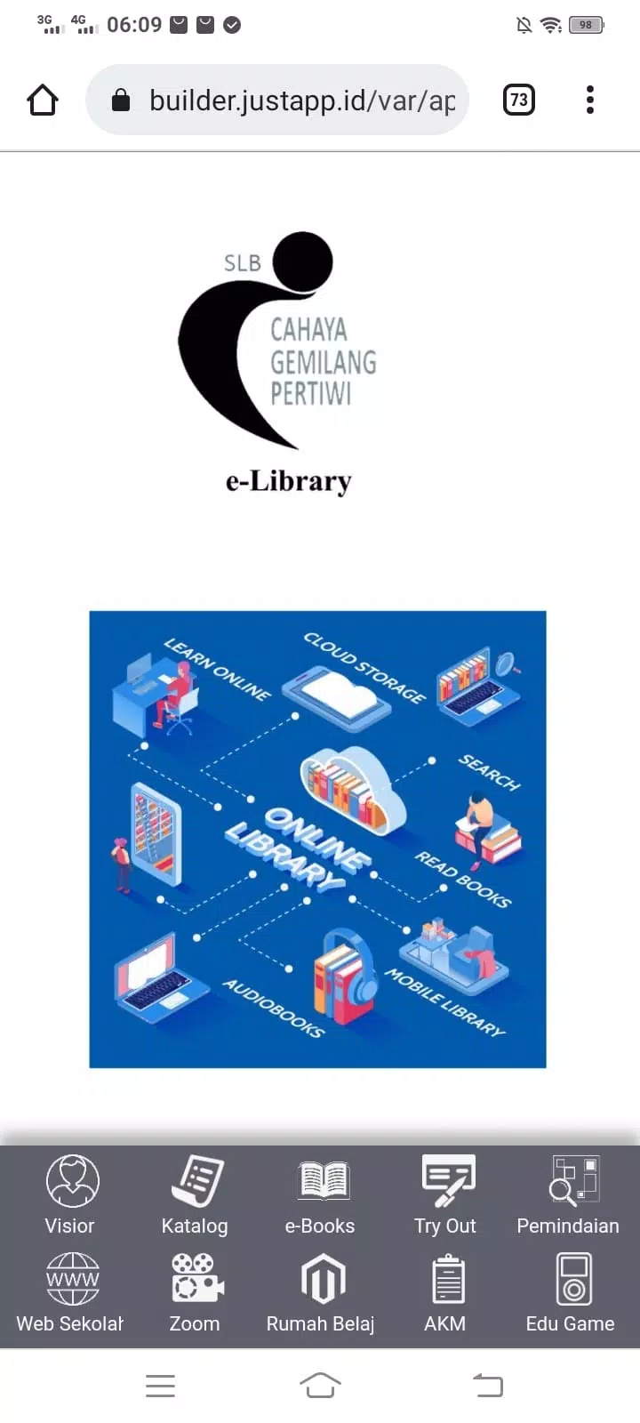 e-Library SLB Cahaya Gemilang Screenshot3