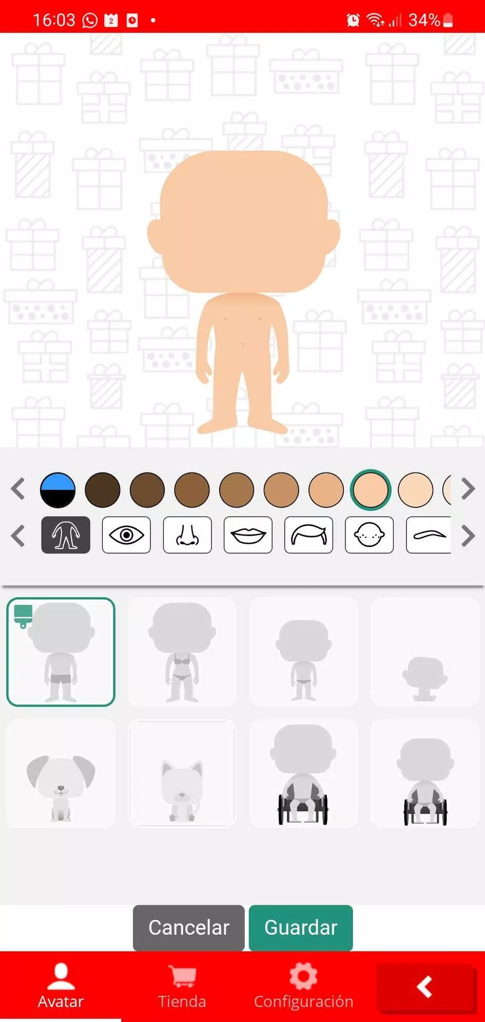 Avatar creator Screenshot2