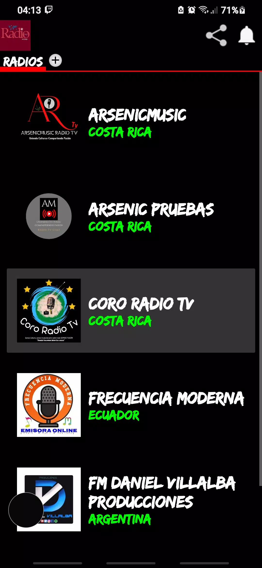RADIOS GUIDE WORLD Screenshot2