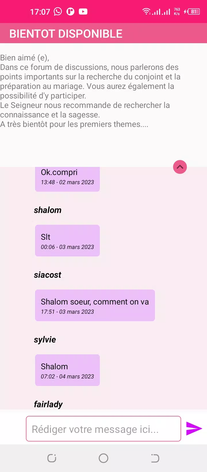 Chretien Complementaire Screenshot1
