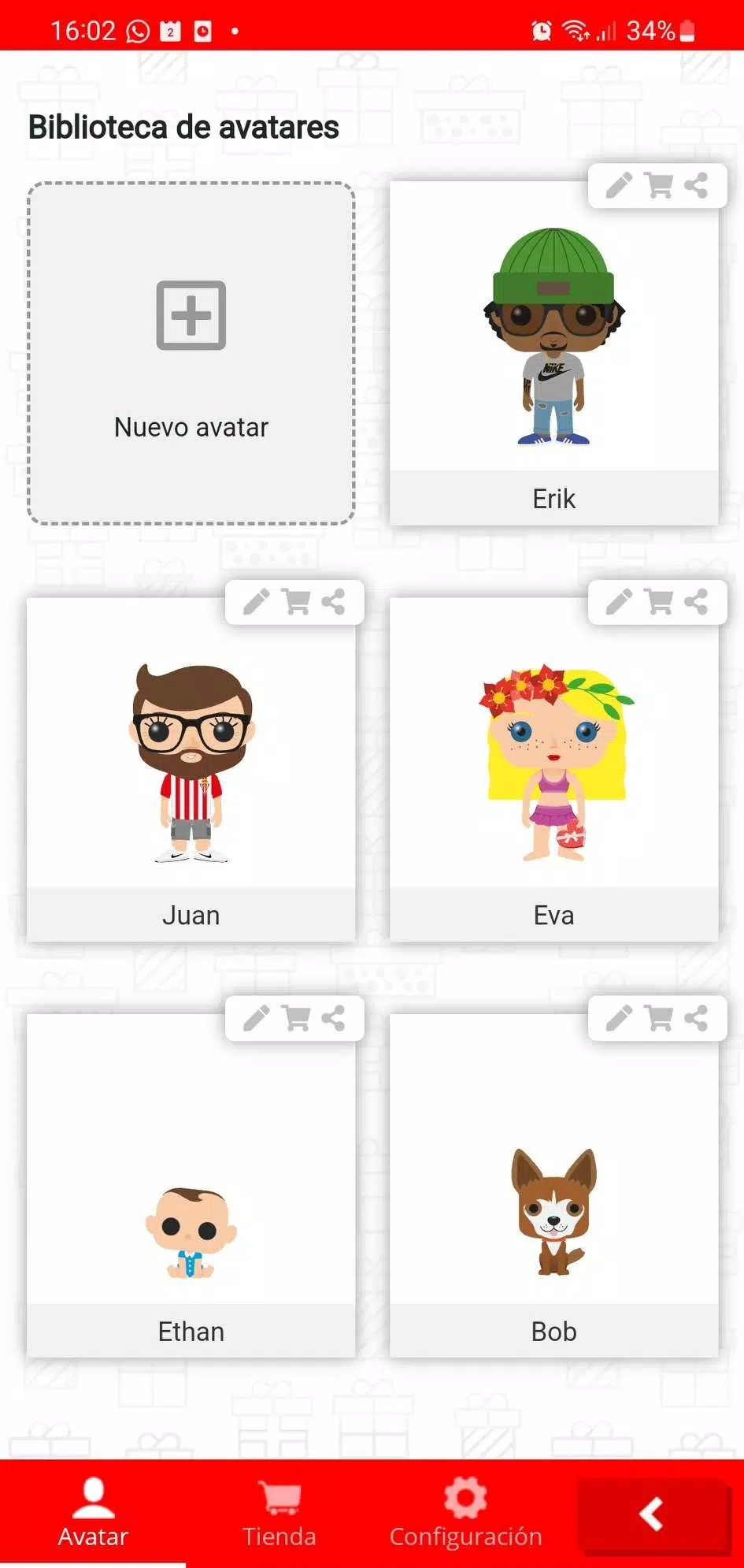 Avatar creator Screenshot1