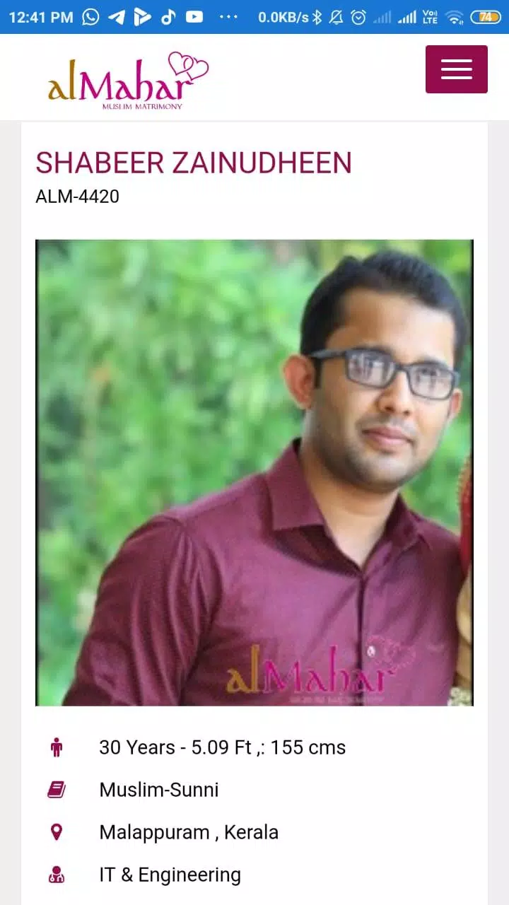 Almahar Matrimony Screenshot3