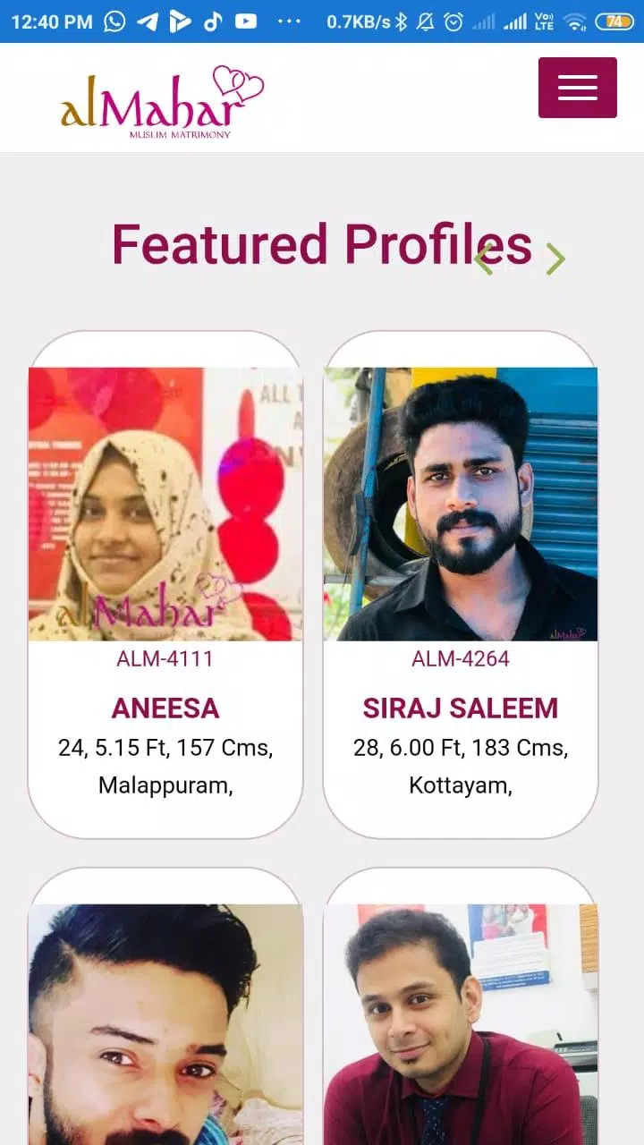 Almahar Matrimony Screenshot1