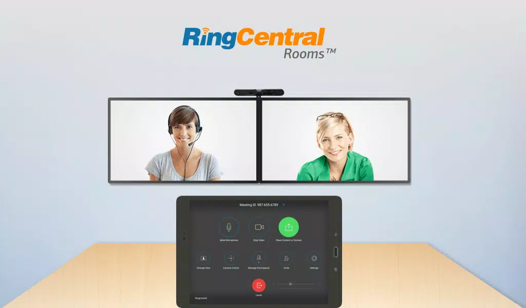 RingCentral Meetings Rooms Screenshot1
