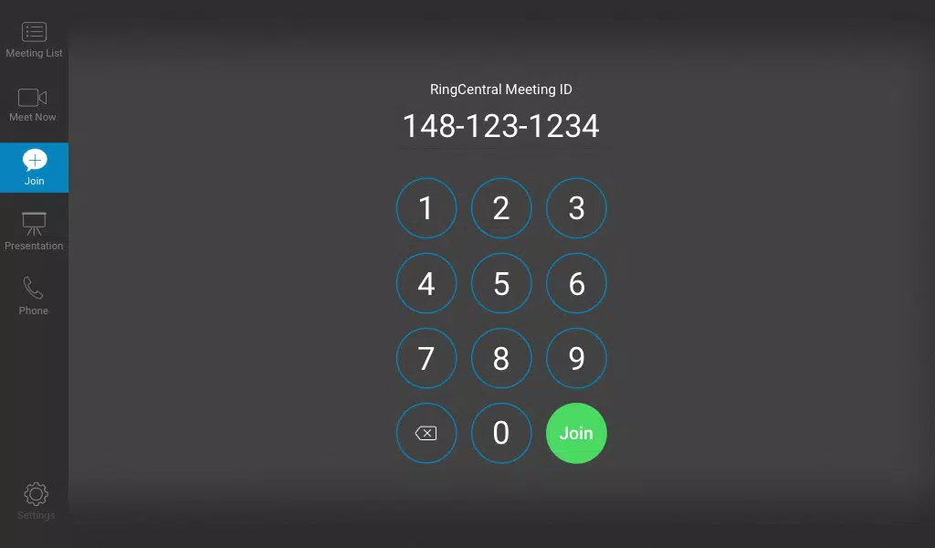 RingCentral Meetings Rooms Screenshot4