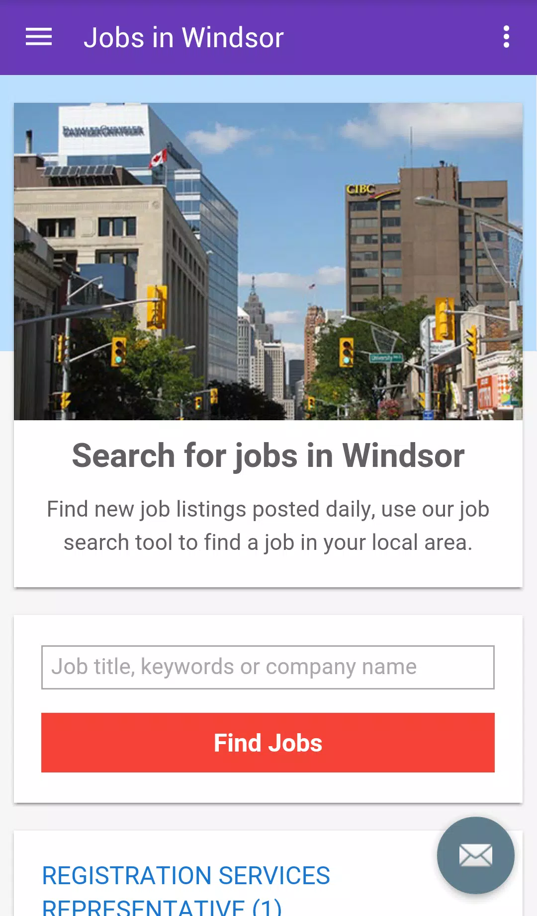 Jobs in Windsor Ontario Screenshot1