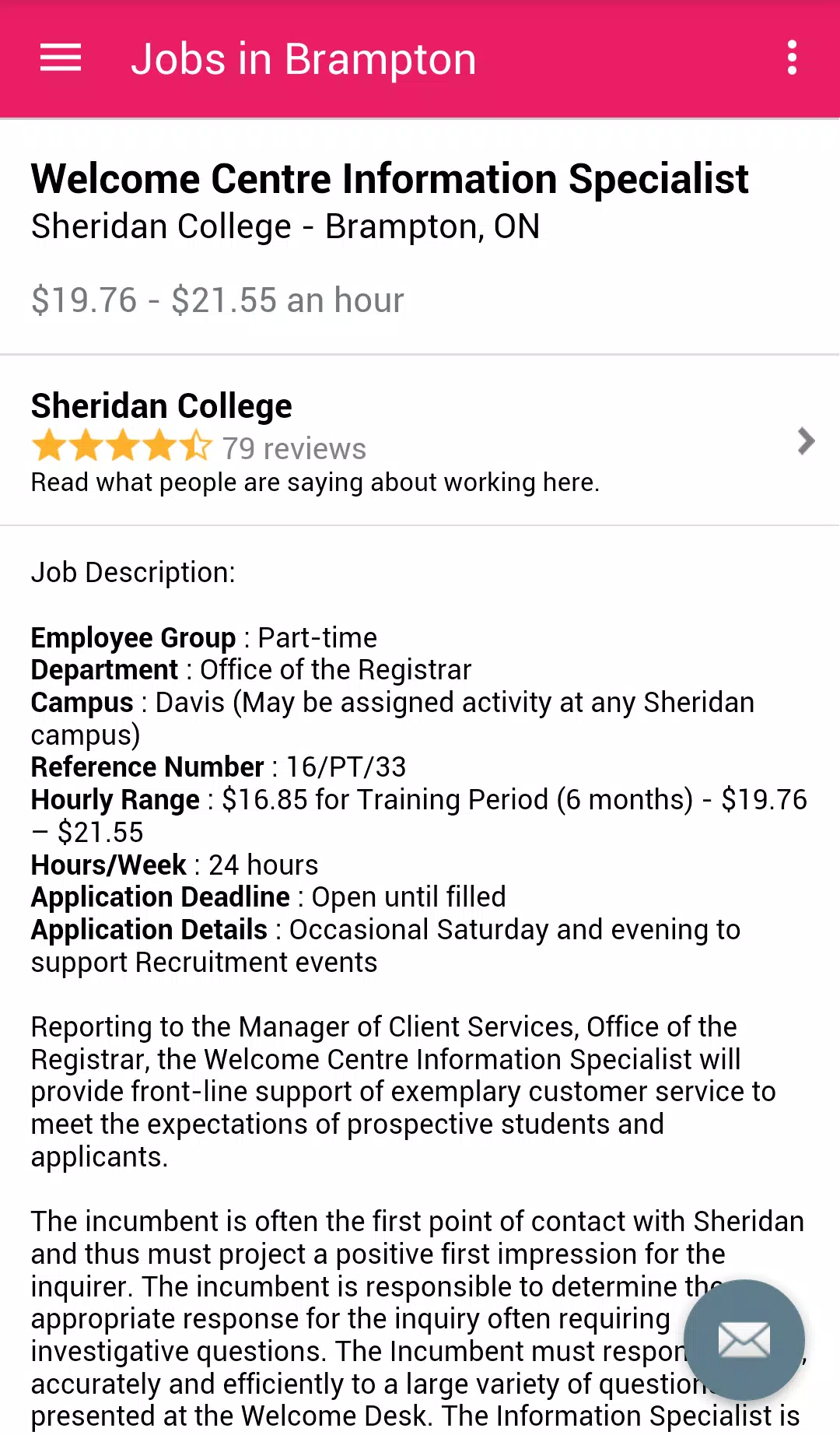 Jobs in Brampton, Canada Screenshot4