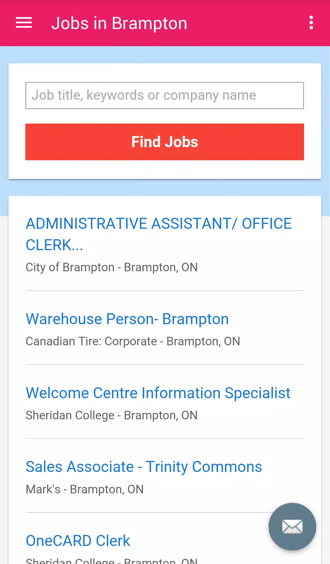 Jobs in Brampton, Canada Screenshot3
