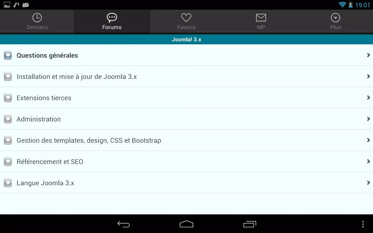 Forum Joomla!FR Screenshot1