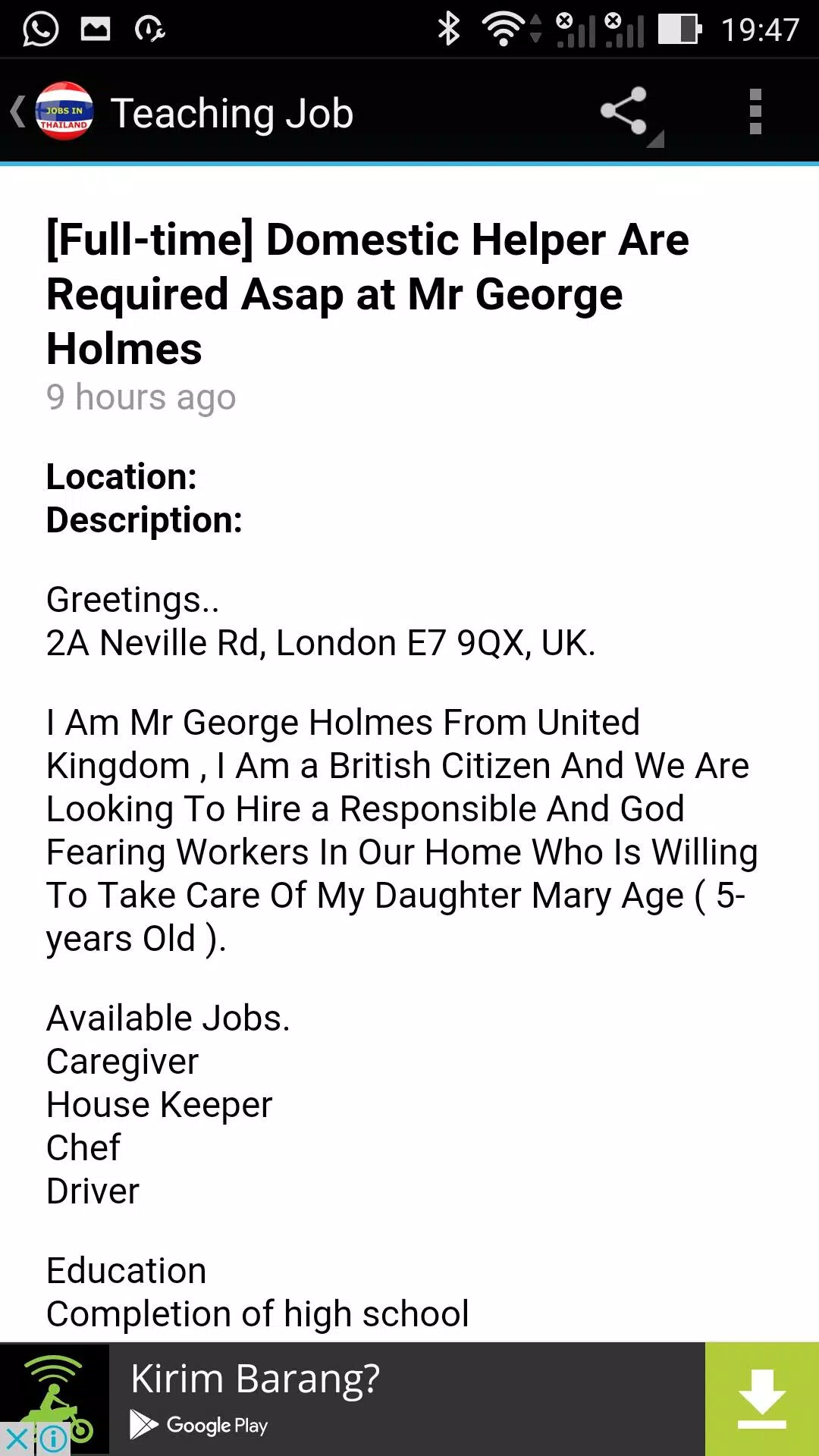 Jobs in Thailand Screenshot4