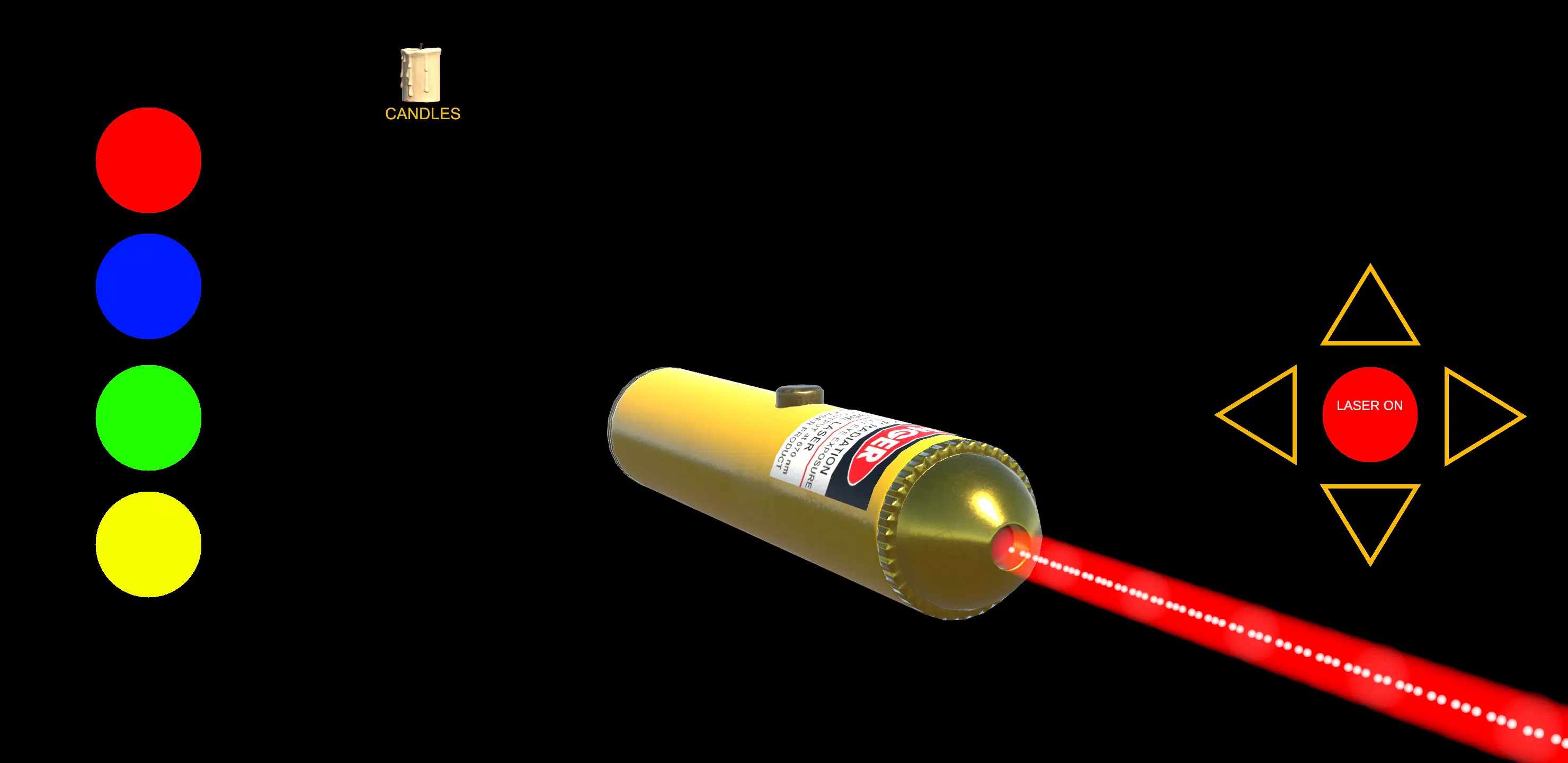 Laser Pointer Simulator 3D Screenshot1