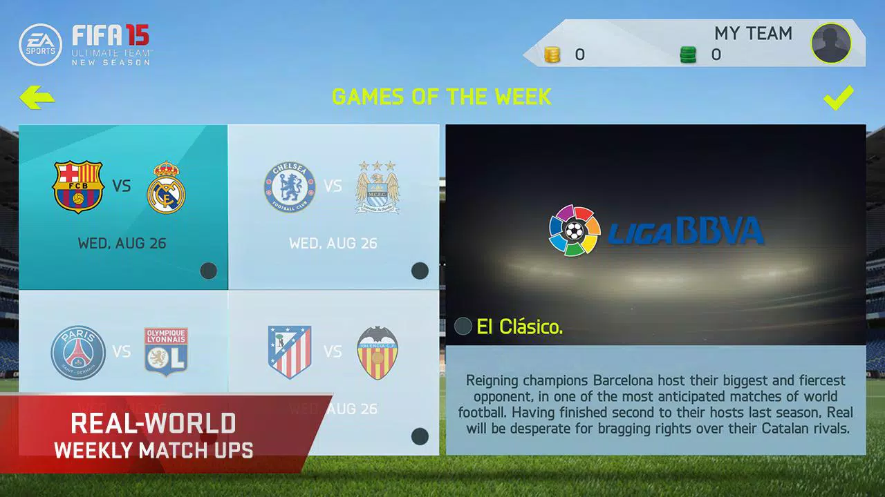 FIFA 15 Soccer Ultimate Team Screenshot4