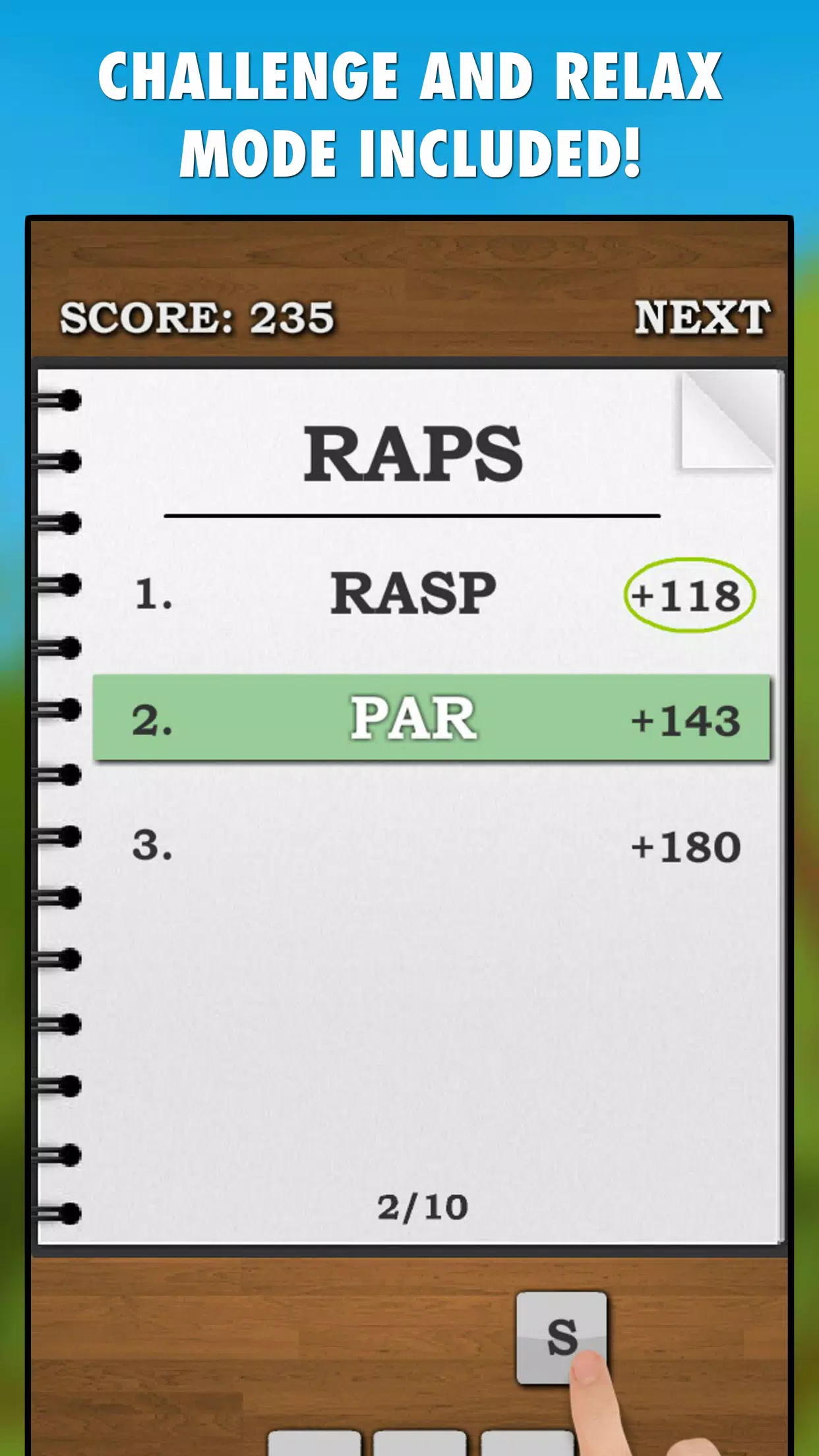 The Anagrams Screenshot2