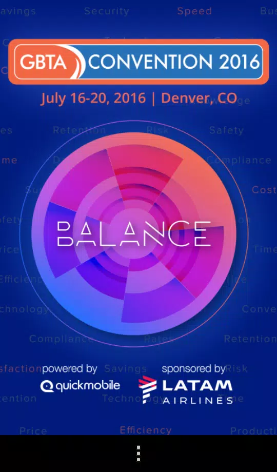 GBTA Convention 2016 App Screenshot1
