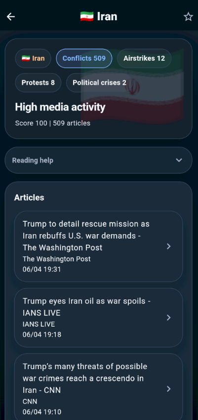 GEOALERTES Screenshot4