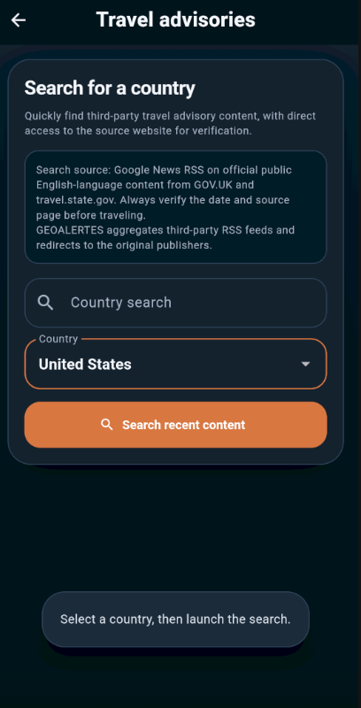 GEOALERTES Screenshot5